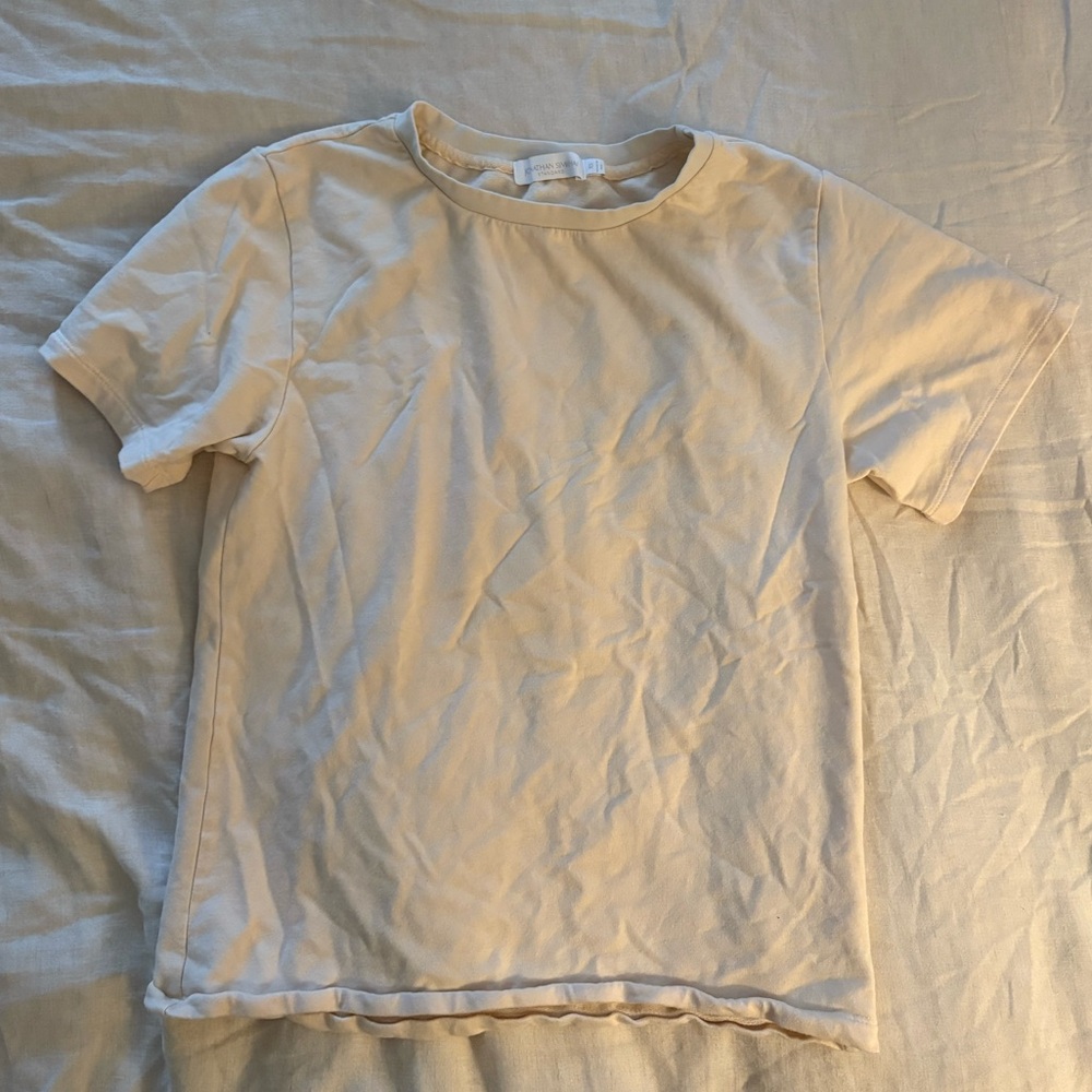 Jonathan Simkhai Cream T-Shirt